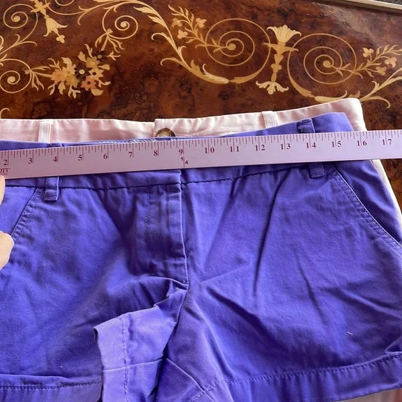 J CREW & CURRENT ELLIOT sz6/28 summer shorts chinos lot purple pink - Picture 4 of 6